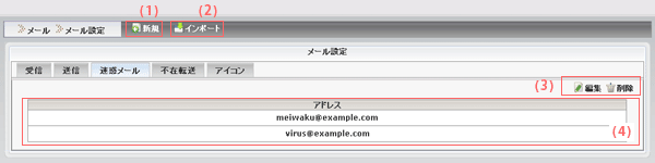 迷惑メール