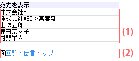 宛先一覧画面