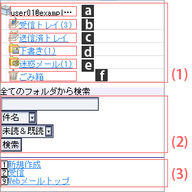 フォルダ画面